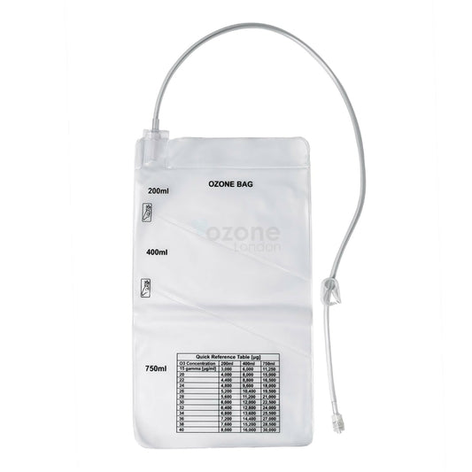 Insufflation Bag – 3 cámaras con conector Luer para ozonoterapia